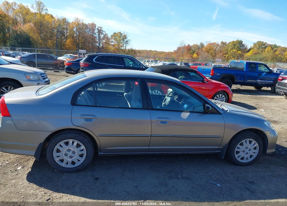 2005 HONDA CIVIC LX VIN: JHMES16505S007064