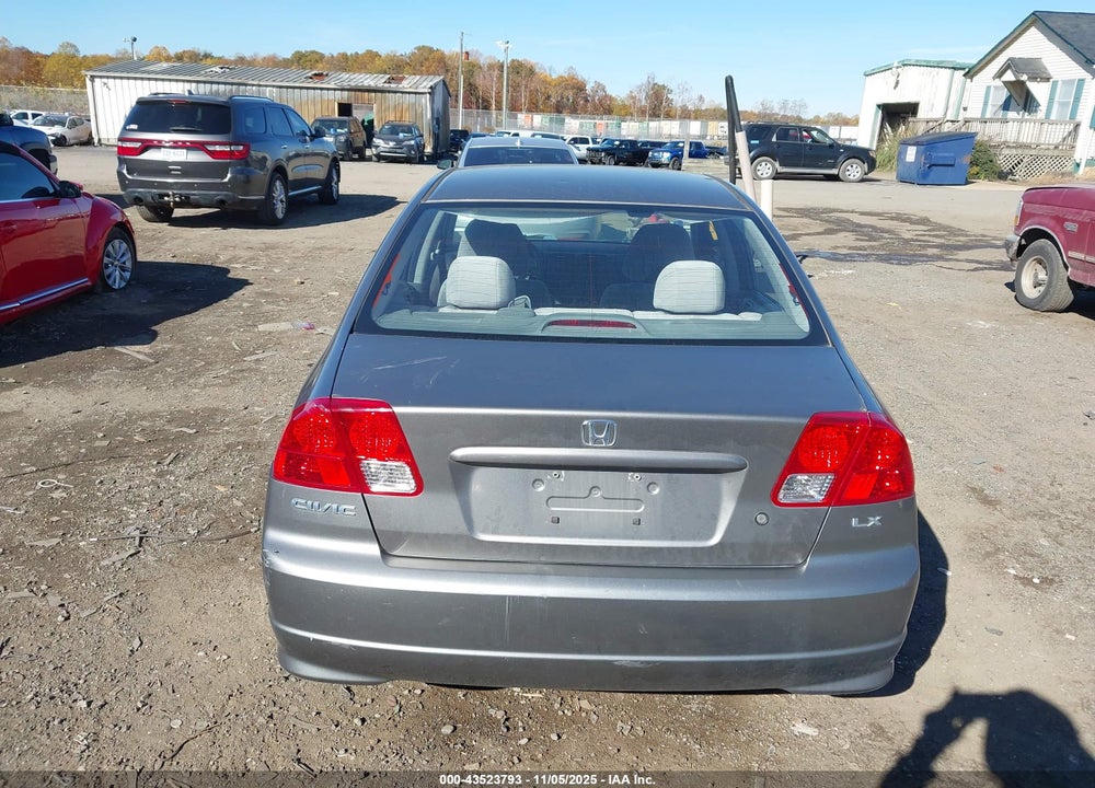 2005 HONDA CIVIC LX VIN: JHMES16505S007064