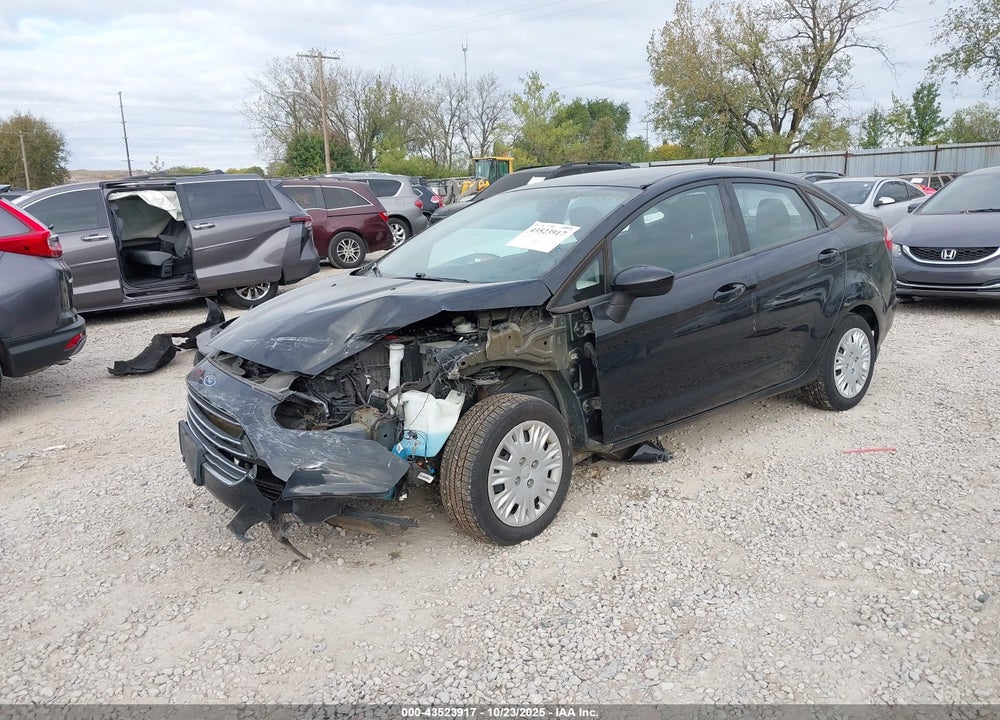 2015 FORD FIESTA S VIN: 3FADP4AJ6FM166935