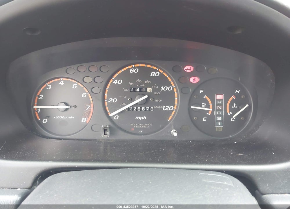 2000 HONDA CR-V EX VIN: JHLRD1860YC040490