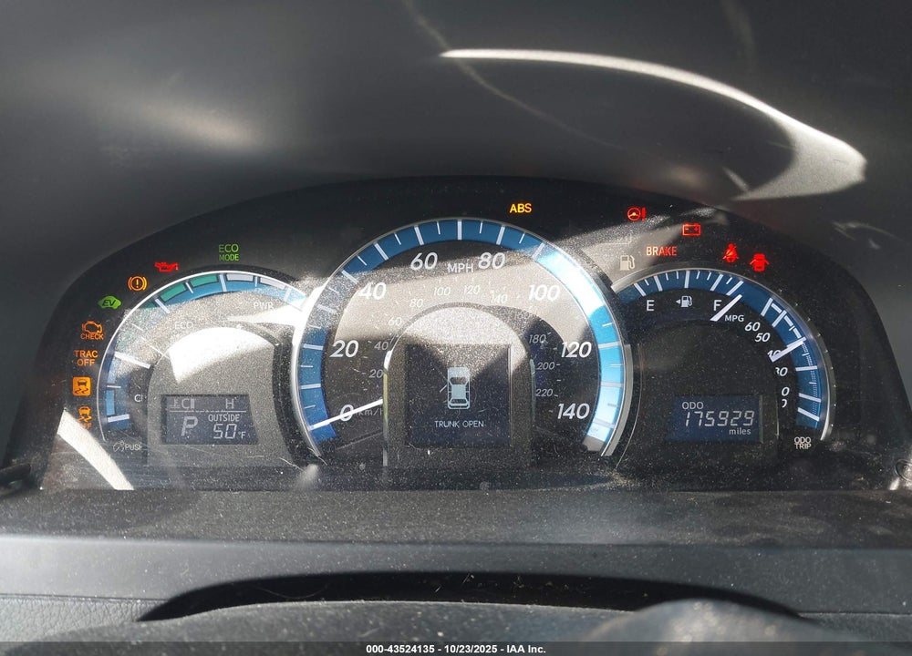 2013 TOYOTA CAMRY HYBRID VIN: 4T1BD1FK1DU076154