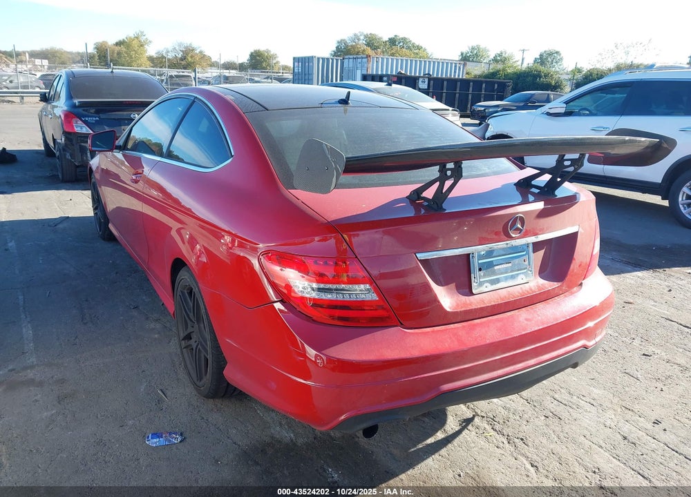 2014 MERCEDES-BENZ C CLASS VIN: WDDGJ4HB0EG298790