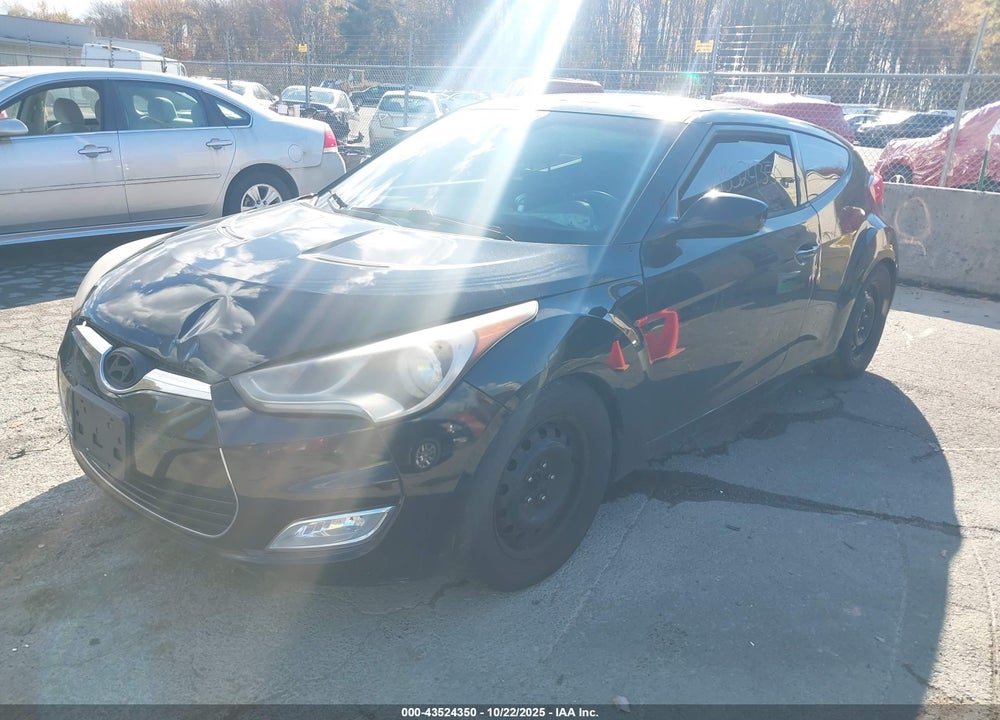 2013 HYUNDAI VELOSTER BASE W/BLACK VIN: KMHTC6AD5DU159101