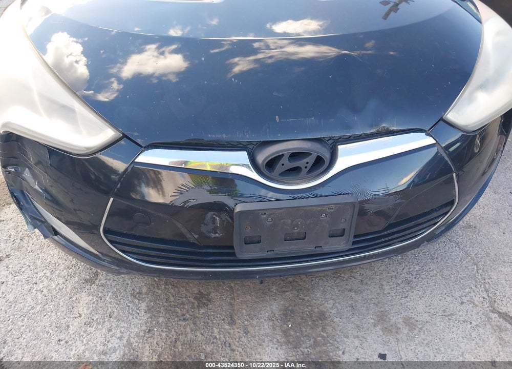 2013 HYUNDAI VELOSTER BASE W/BLACK VIN: KMHTC6AD5DU159101