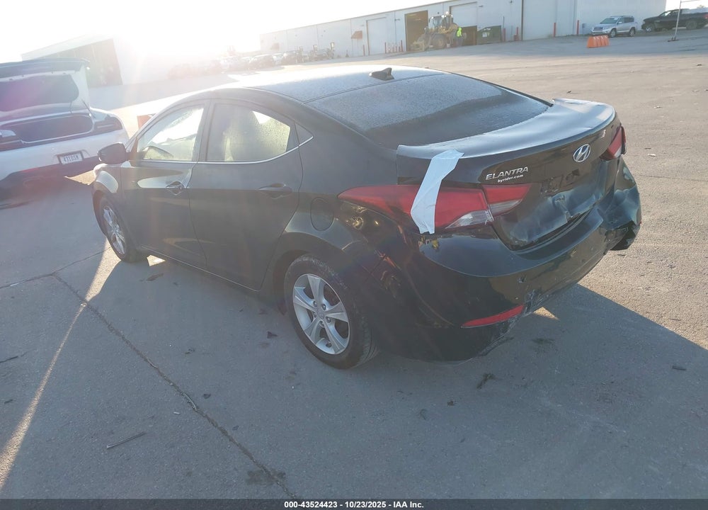 2016 HYUNDAI ELANTRA VALUE EDITION VIN: KMHDH4AE2GU566641