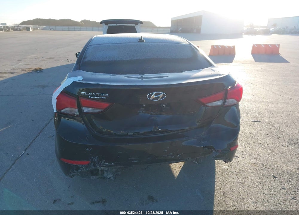 2016 HYUNDAI ELANTRA VALUE EDITION VIN: KMHDH4AE2GU566641