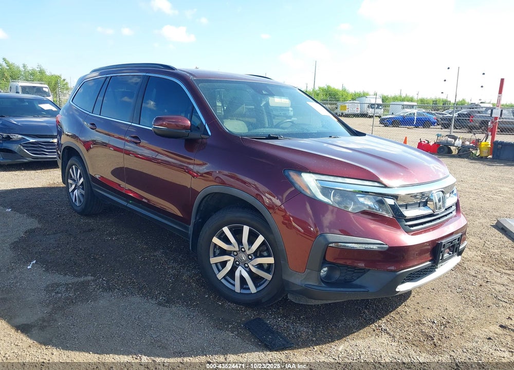 2021 HONDA PILOT 2WD EX VIN: 5FNYF5H32MB004961