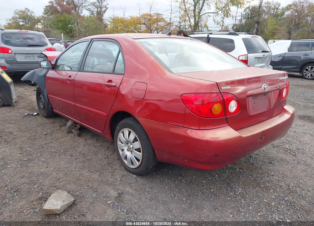 2003 TOYOTA COROLLA LE VIN: 2T1BR32E63C123451