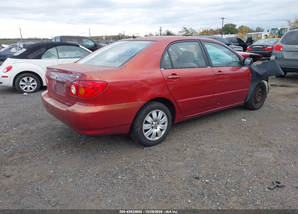 2003 TOYOTA COROLLA LE VIN: 2T1BR32E63C123451