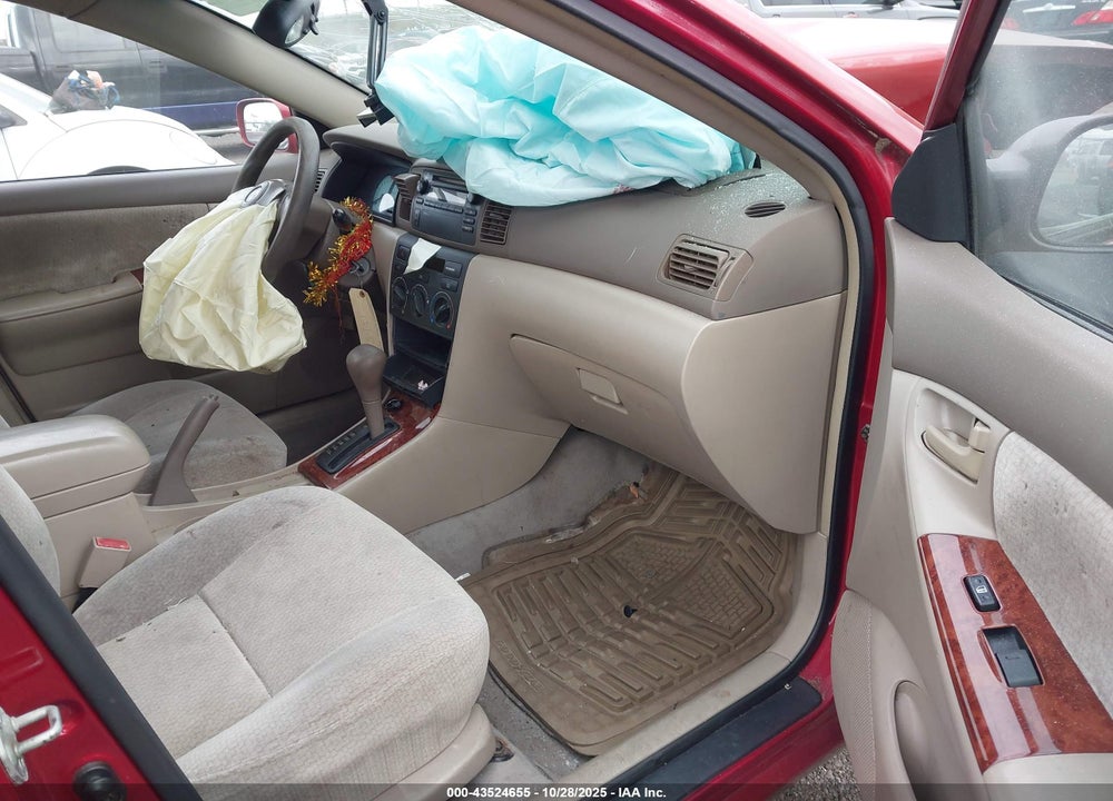 2003 TOYOTA COROLLA LE VIN: 2T1BR32E63C123451