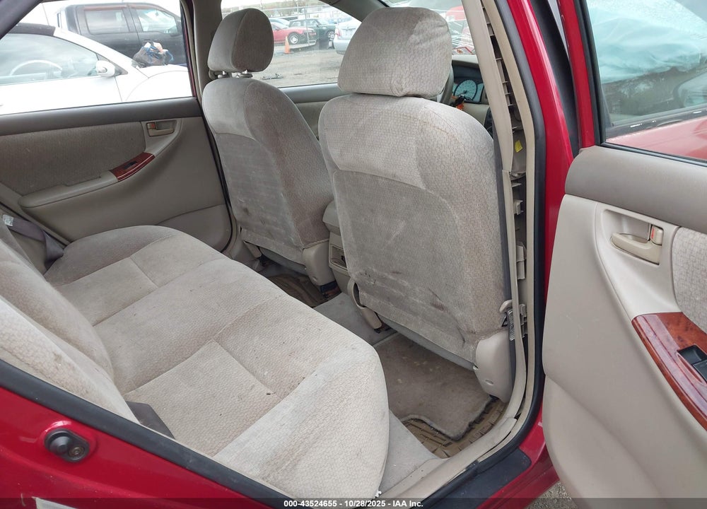 2003 TOYOTA COROLLA LE VIN: 2T1BR32E63C123451