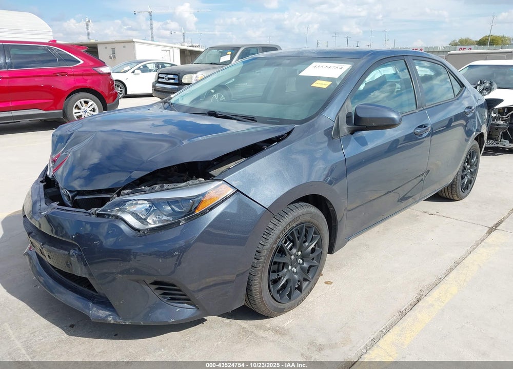 2016 TOYOTA COROLLA LE VIN: 5YFBURHE1GP520743