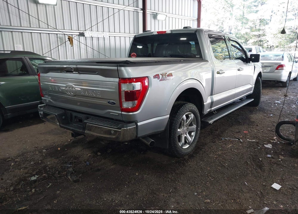 2021 FORD F-150 KING RANCH VIN: 1FTFW1E87MFB90377