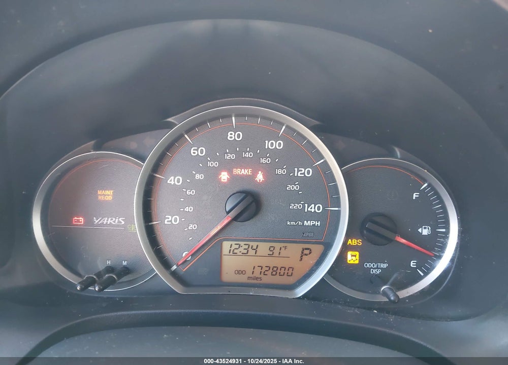 2013 TOYOTA YARIS L VIN: JTDKTUD34DD543698