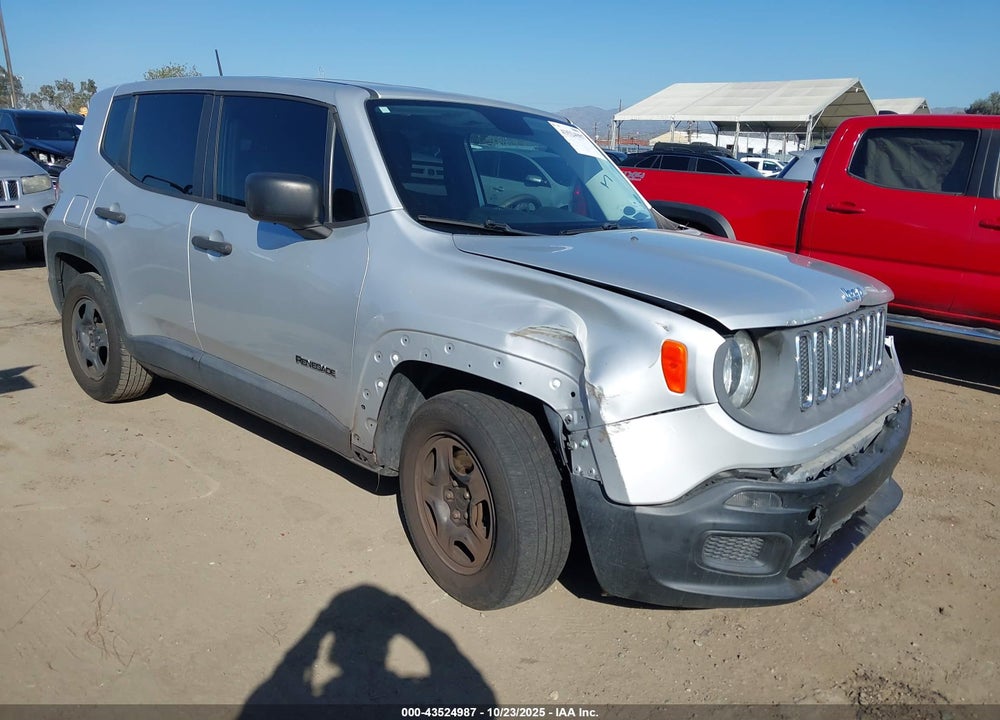 2017 JEEP RENEGADE SPORT FWD VIN: ZACCJAABXHPF87779