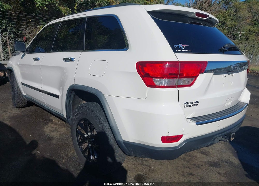 2011 JEEP GRAND CHEROKEE LIMITED VIN: 1J4RR5GG4BC522509