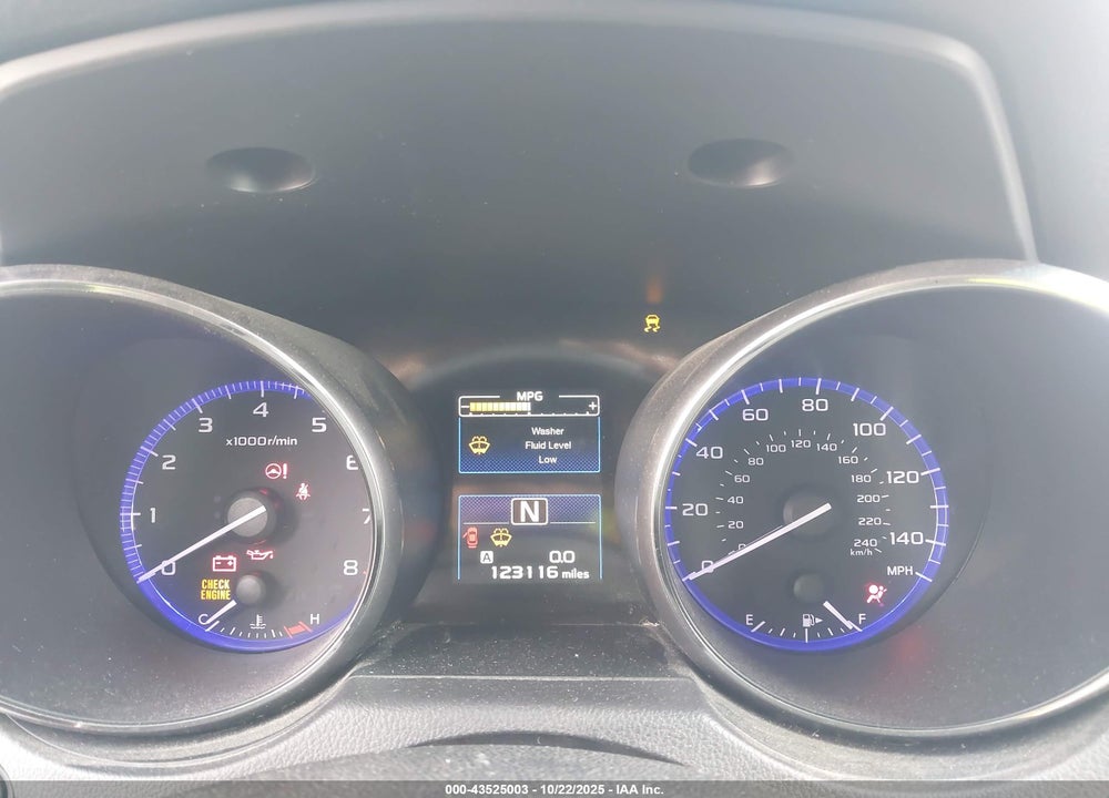 2017 SUBARU OUTBACK VIN: 4S4BSACC6H3423587
