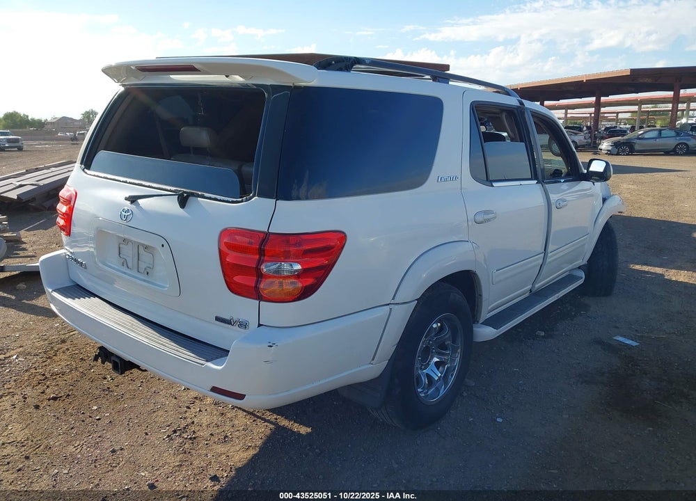 2002 TOYOTA SEQUOIA LIMITED V8 VIN: 5TDZT38A92S091623