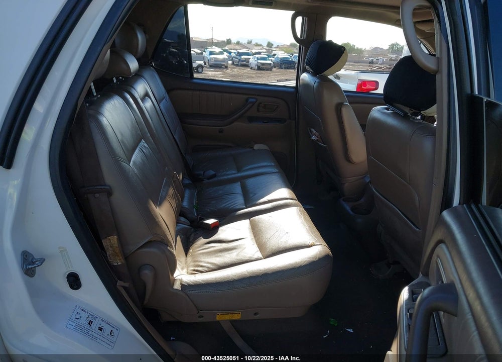 2002 TOYOTA SEQUOIA LIMITED V8 VIN: 5TDZT38A92S091623