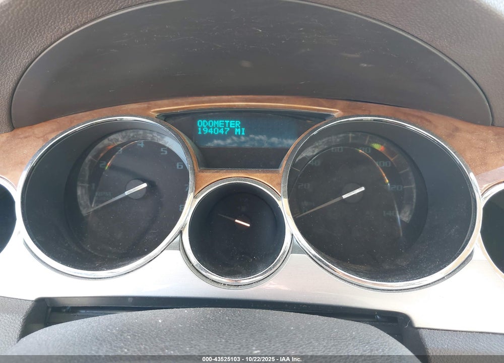 2012 BUICK ENCLAVE LEATHER VIN: 5GAKRCED0CJ209797