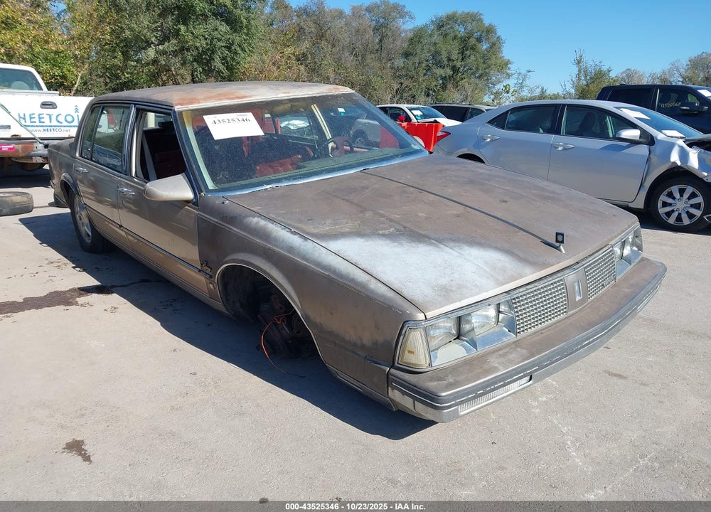 1986 OLDSMOBILE 98 REGENCY BROUGHAM VIN: 1G3CW69B8G1319153