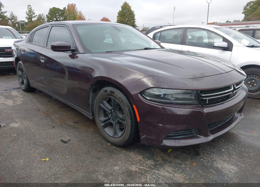 2016 DODGE CHARGER SE VIN: 2C3CDXBG5GH228736