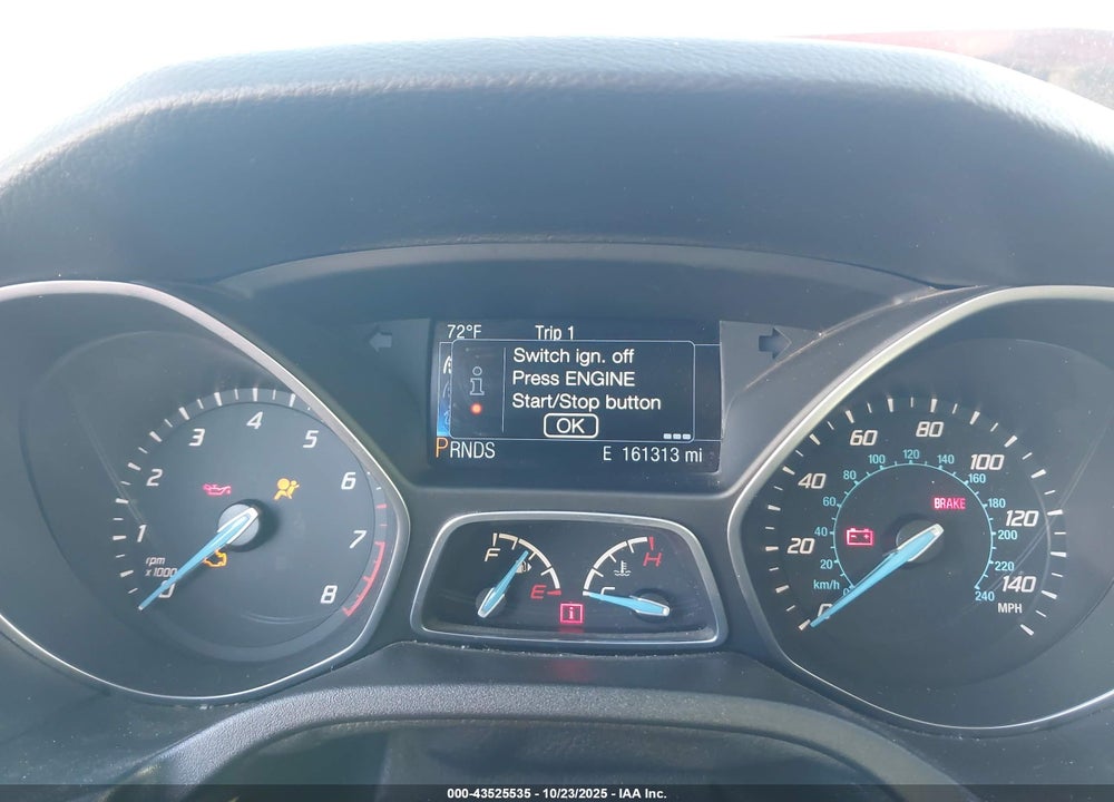 2014 FORD FOCUS TITANIUM VIN: 1FADP3N27EL247939