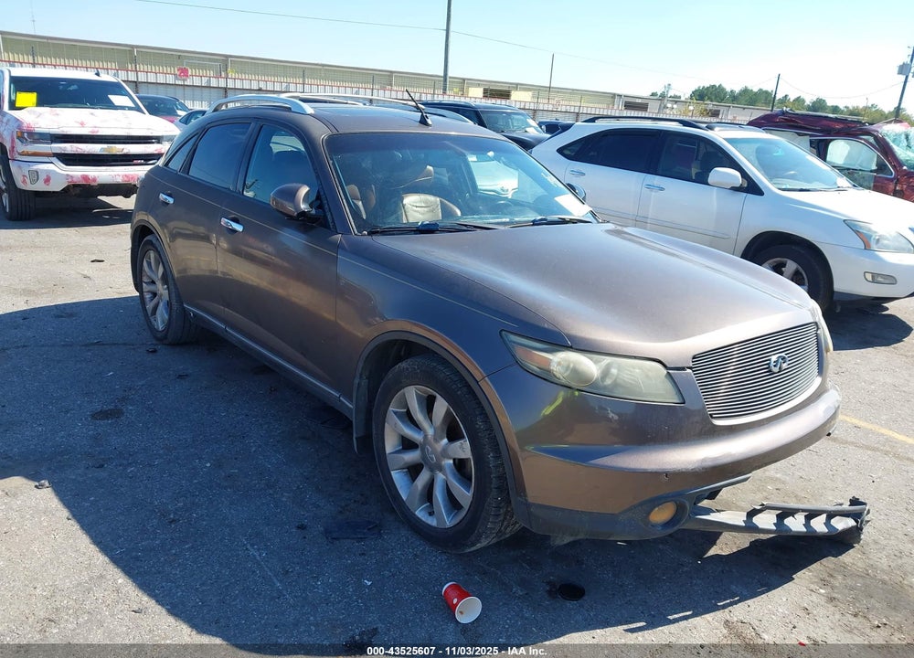2005 INFINITI FX35 VIN: JNRAS08U45X110389