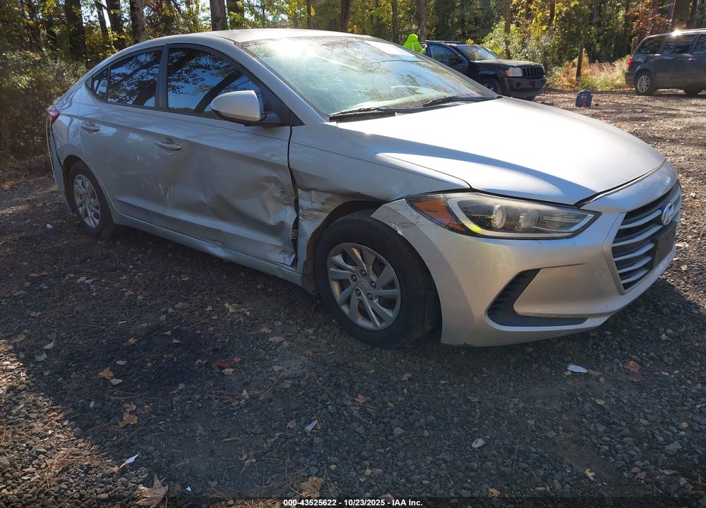 2017 HYUNDAI ELANTRA SE VIN: KMHD74LF9HU127253