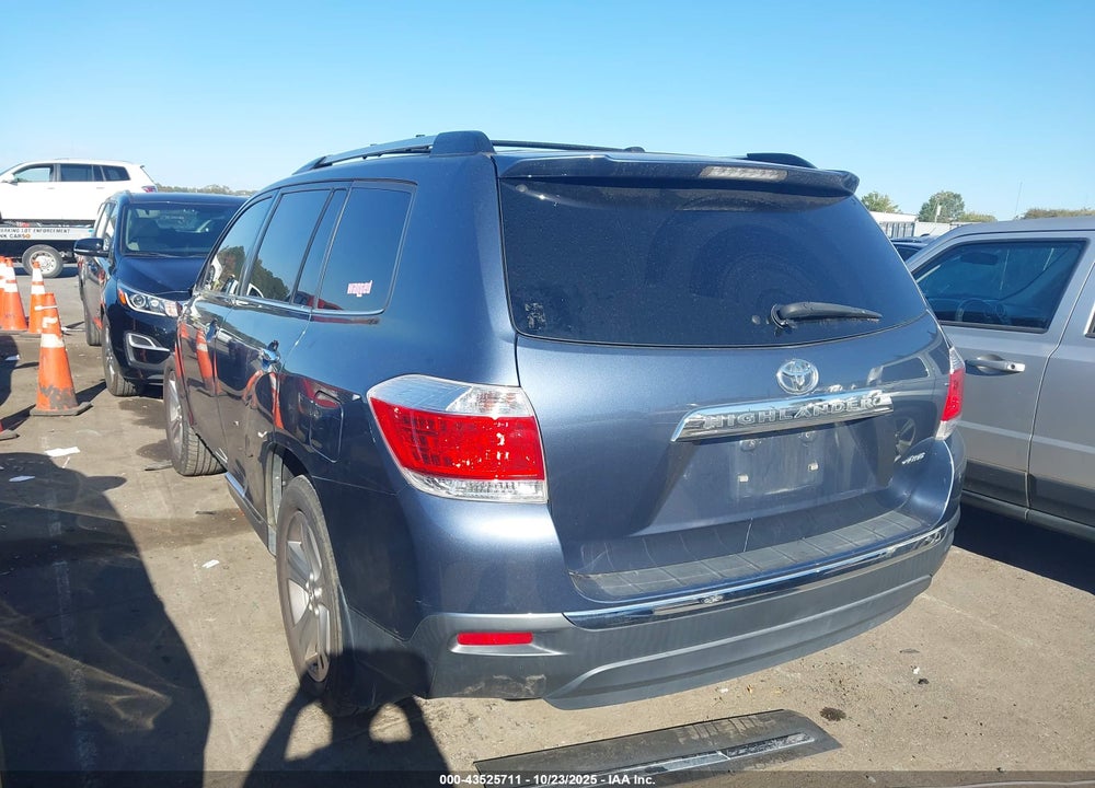2013 TOYOTA HIGHLANDER LIMITED V6 VIN: 5TDDK3EH9DS209185