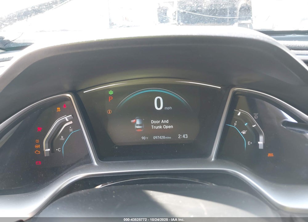 2016 HONDA CIVIC VIN: 2HGFC2F77GH564298
