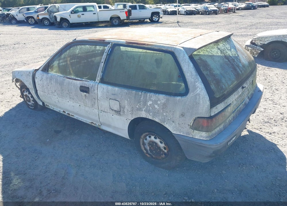 1989 HONDA CIVIC DX VIN: 2HGED6354KH553447