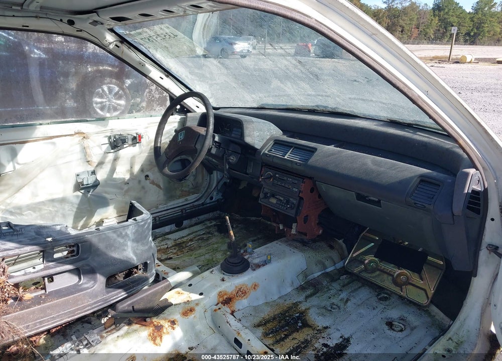 1989 HONDA CIVIC DX VIN: 2HGED6354KH553447