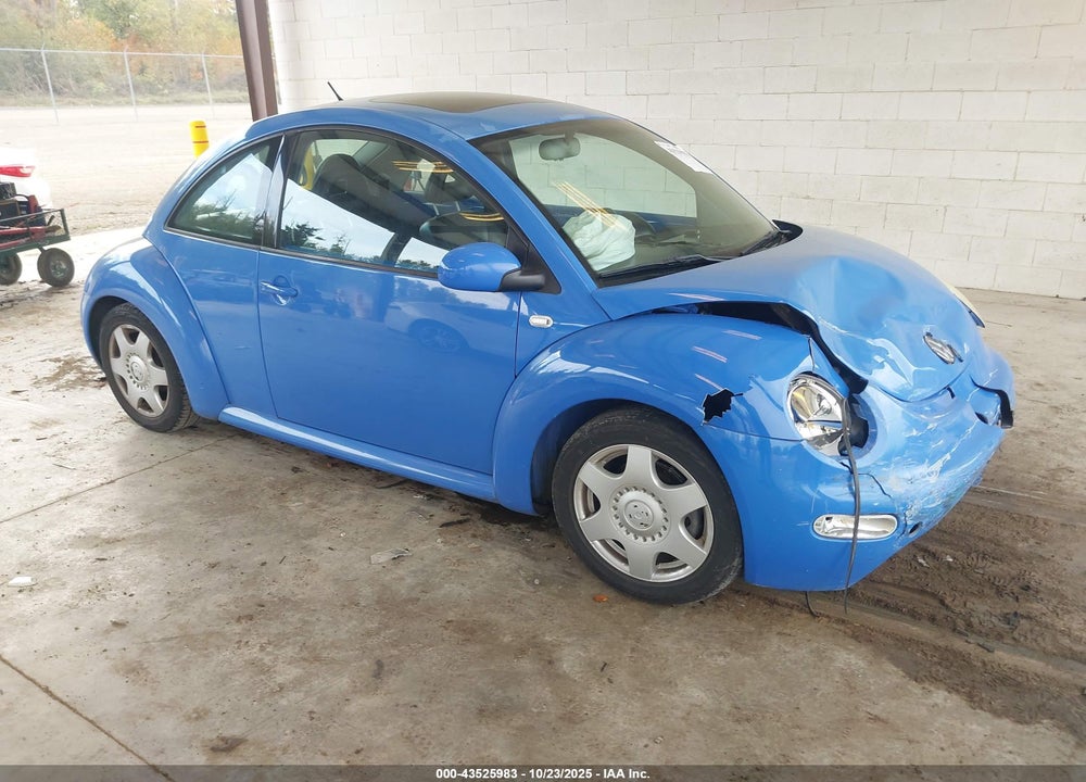 2001 VOLKSWAGEN NEW BEETLE GLS 1.8L TURBO VIN: 3VWCC21C81M416849