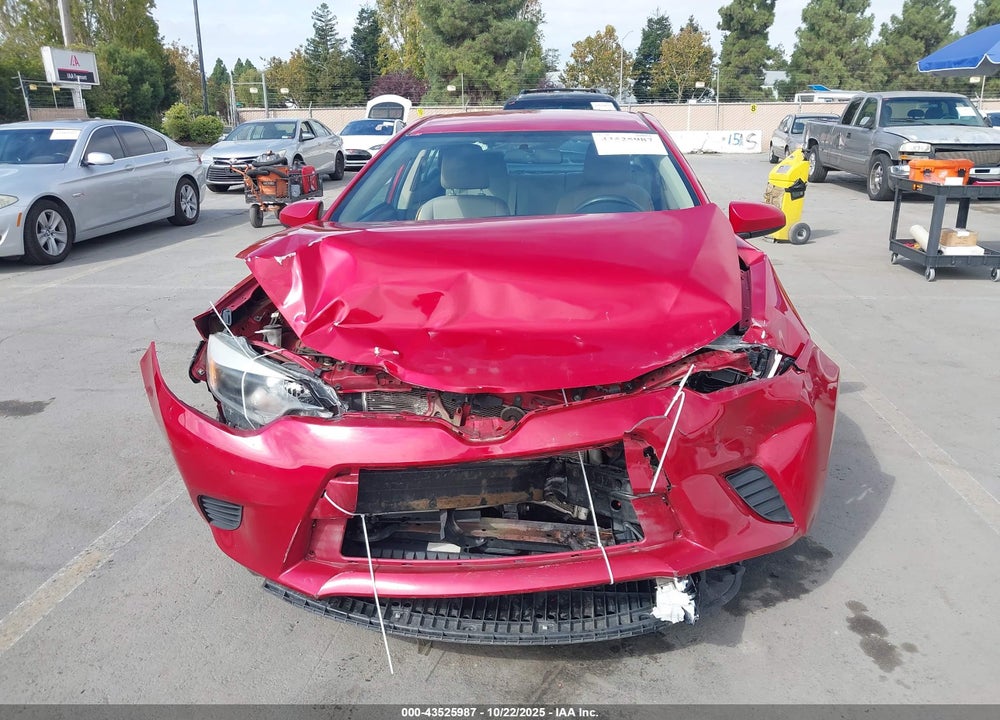 2014 TOYOTA COROLLA LE VIN: 5YFBURHE7EP157748