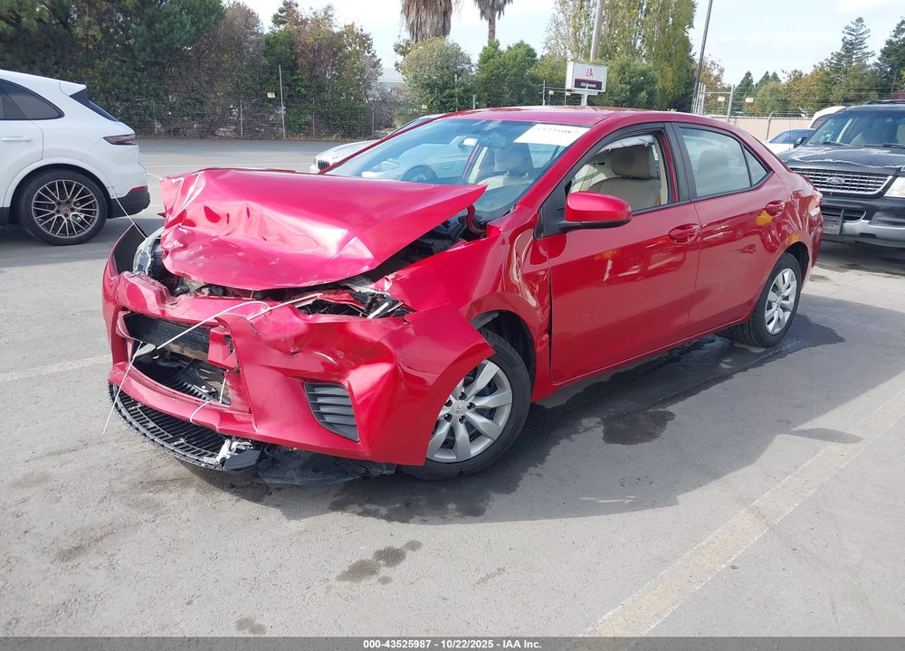 2014 TOYOTA COROLLA LE VIN: 5YFBURHE7EP157748