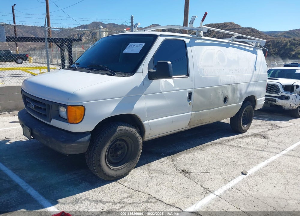 2006 FORD E-250 COMMERCIAL/RECREATIONAL VIN: 1FTNE24L96HA74339
