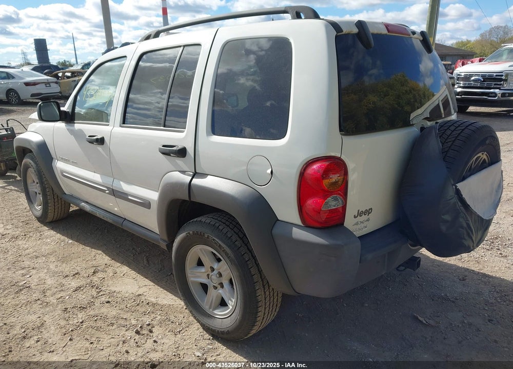 2003 LIBE JEEP RTY SPORT VIN: 1J4GL48K73W513602