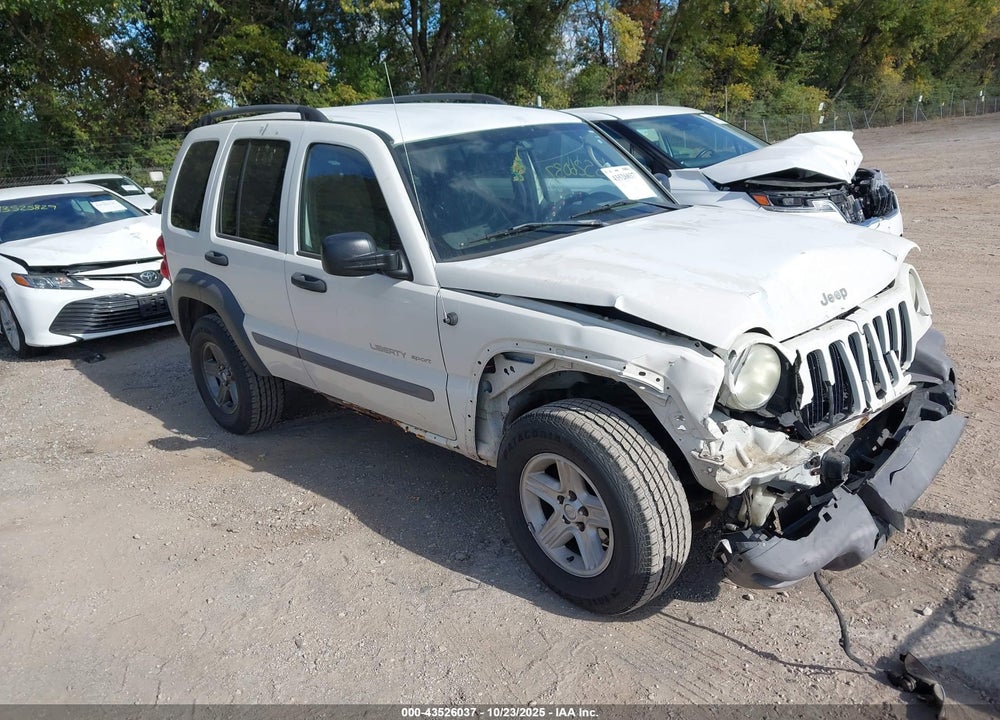2003 LIBE JEEP RTY SPORT VIN: 1J4GL48K73W513602