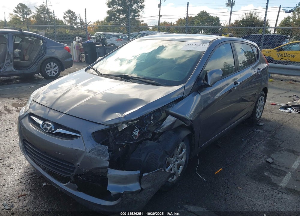2014 HYUNDAI ACCENT GS VIN: KMHCT5AEXEU178389