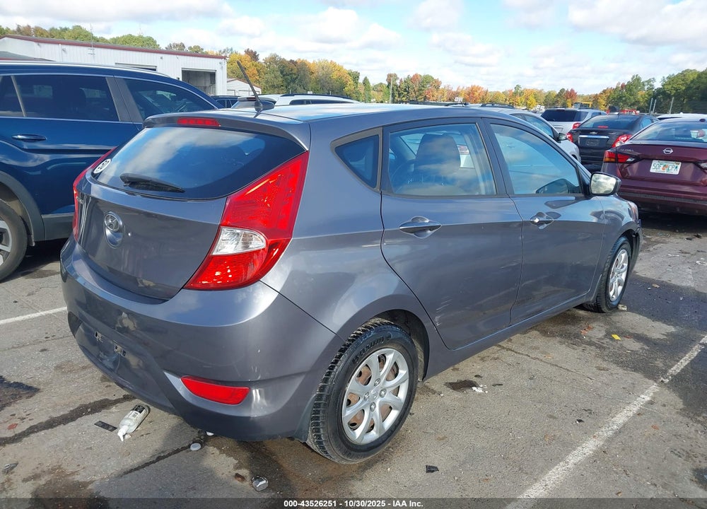 2014 HYUNDAI ACCENT GS VIN: KMHCT5AEXEU178389