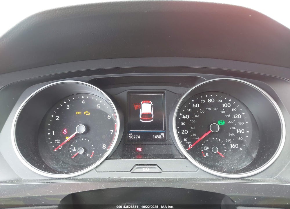 2019 VOLKSWAGEN TIGUAN 2.0T SE/2.0T SEL/2.0T SEL R-LINE/2.0T SEL R-LINE BLACK VIN: 3VV2B7AX8KM077045