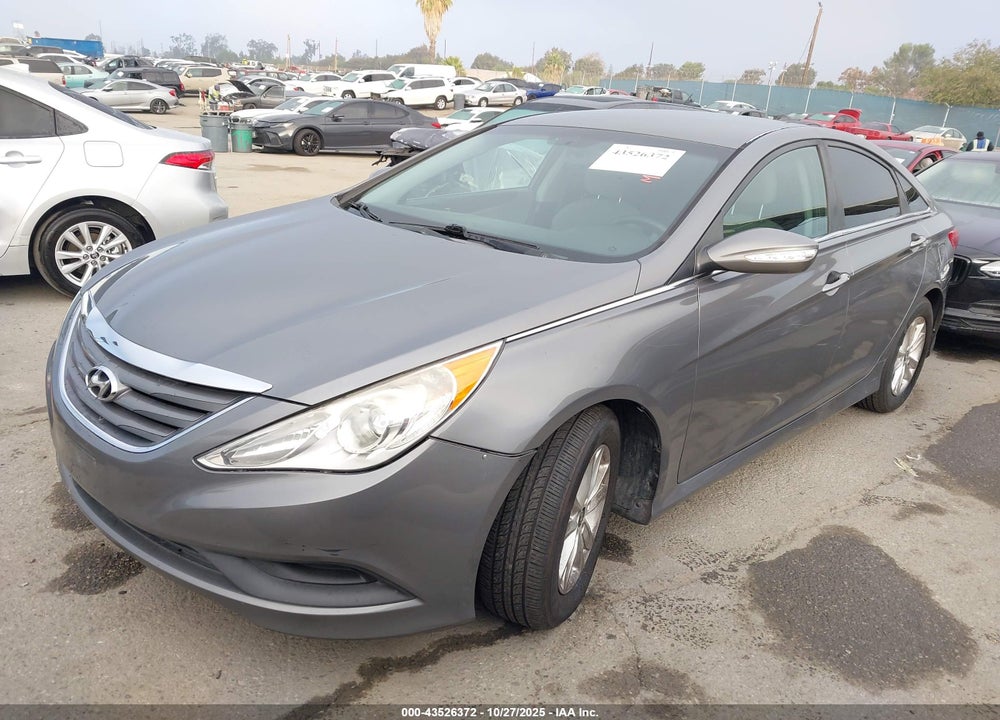 2014 HYUNDAI SONATA GLS VIN: 5NPEB4AC1EH908550