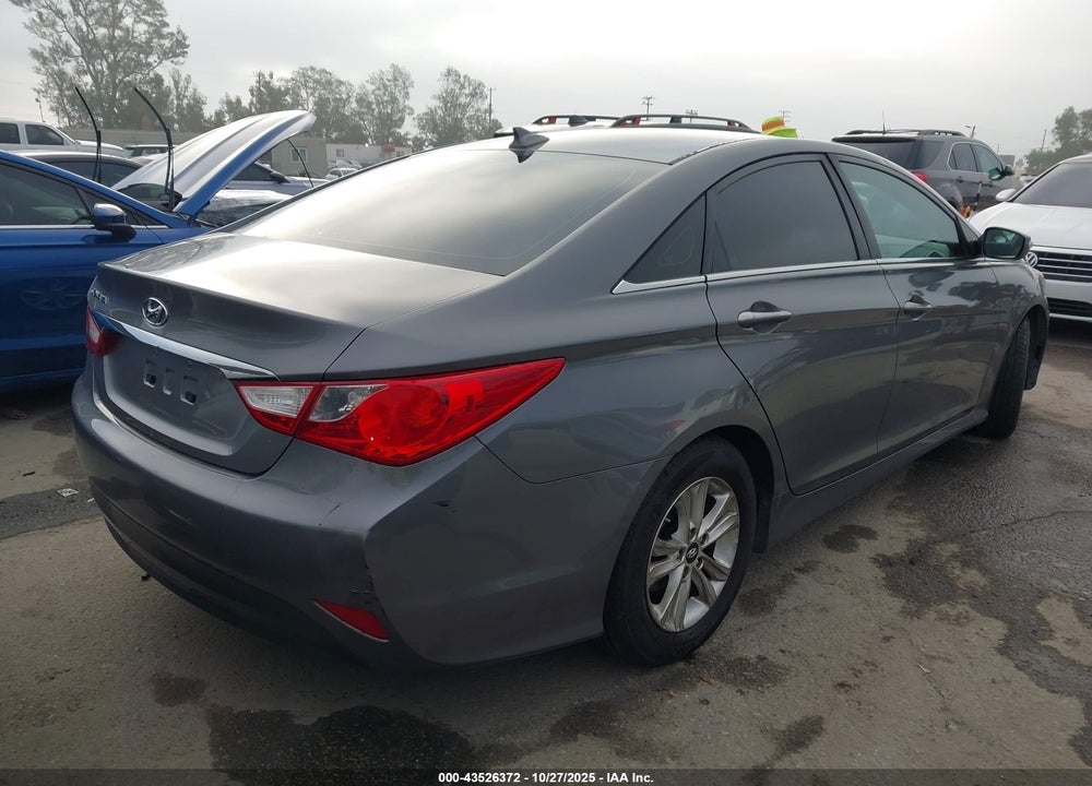 2014 HYUNDAI SONATA GLS VIN: 5NPEB4AC1EH908550