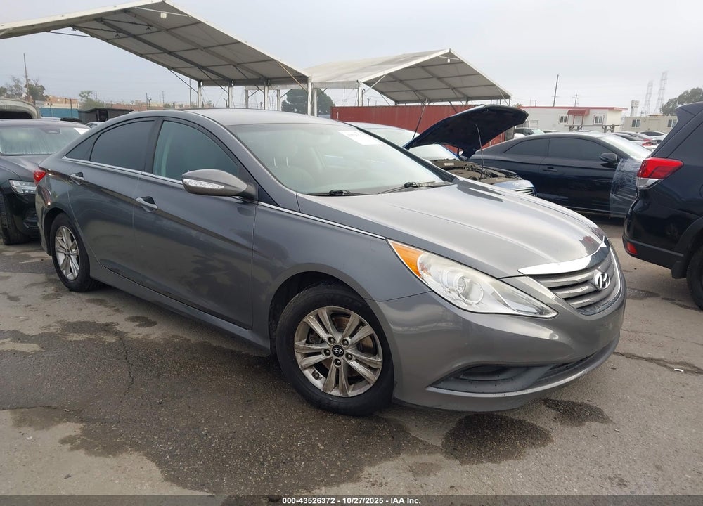 2014 HYUNDAI SONATA GLS VIN: 5NPEB4AC1EH908550