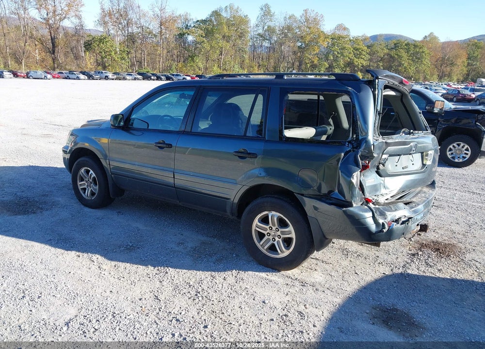 2004 HONDA PILOT EX-L VIN: 5FNYF18534B011265