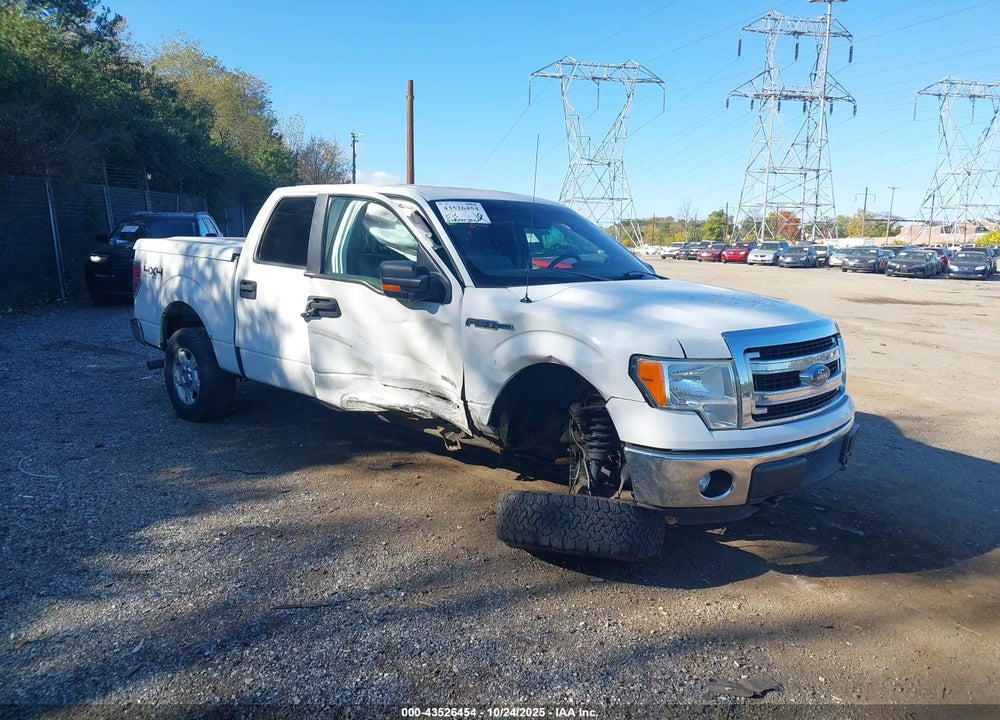 2013 FORD F-150 XLT VIN: 1FTFW1ET8DKE24313