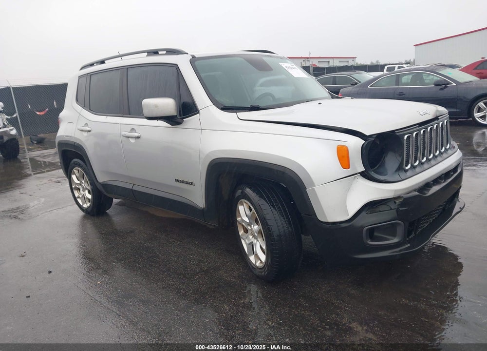 2016 JEEP RENEGADE LATITUDE VIN: ZACCJABT7GPD26986