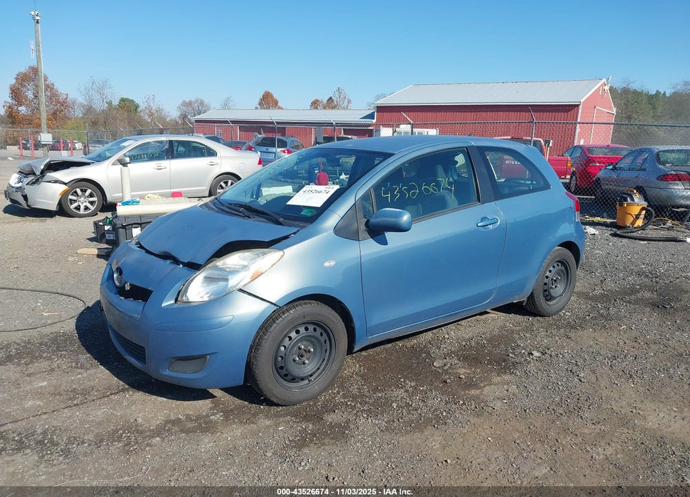 2009 TOYOTA YARIS VIN: JTDJT903895263122
