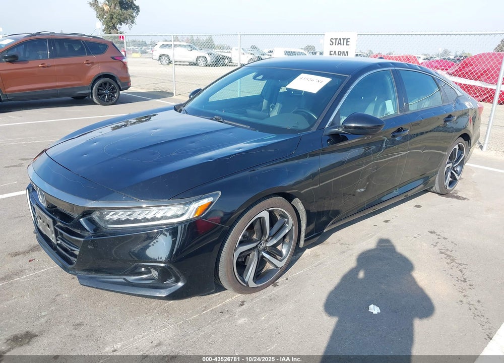 2021 HONDA ACCORD SPORT VIN: 1HGCV1F36MA092707